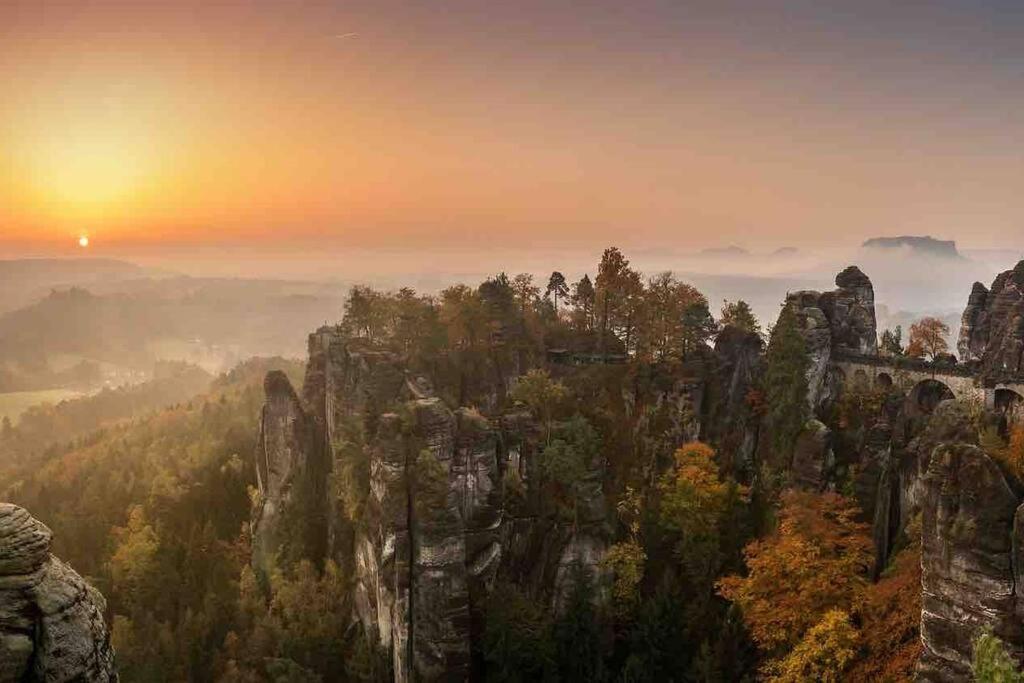 Ferienwohnung 4 Personen *Parkplatz, Wlan, Waschmaschine* Bad Schandau Exteriér fotografie